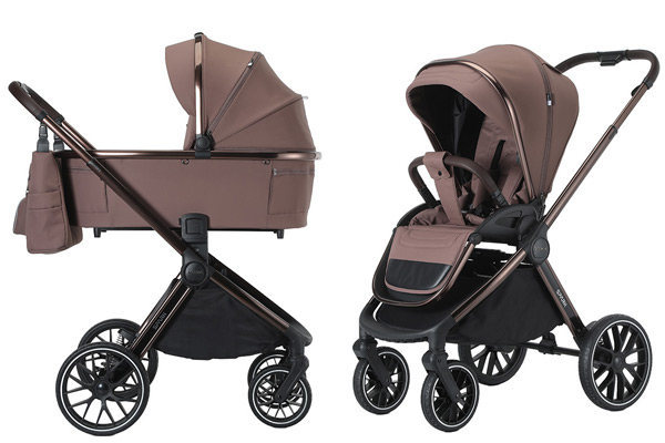 Elegancki wózek 2w1 Adamex Spark z gondolą i spacerówką