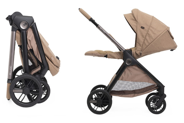 Chicco Bellagio 2 kompaktowo złożony wózek, rozkładane oparcie
