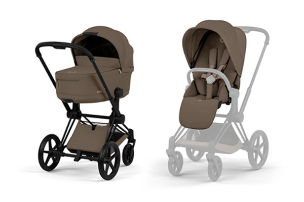 Wózek 2w1 CYBEX Priam 5.0 – gondola i siedzisko spacerowe