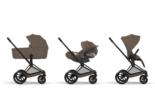 CYBEX Priam 5.0 – gondola, fotelik i siedzisko na stelażu