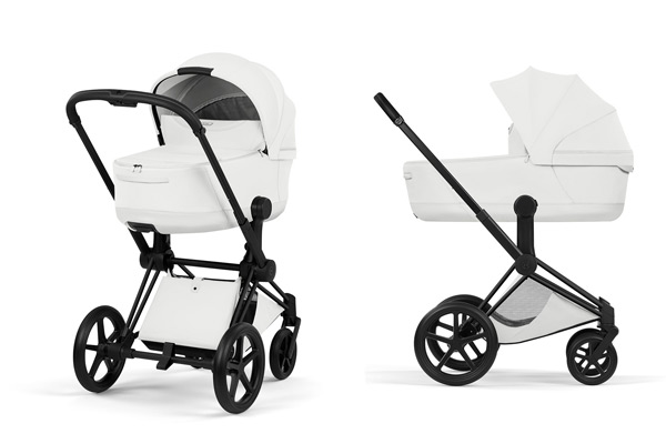 Luksusowy wózek 2w1 CYBEX Priam – gondola i widok z boku