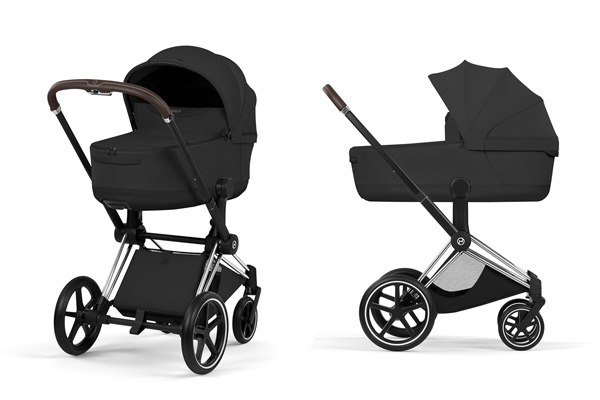 Luksusowy wózek 2w1 CYBEX Priam – gondola i widok z boku