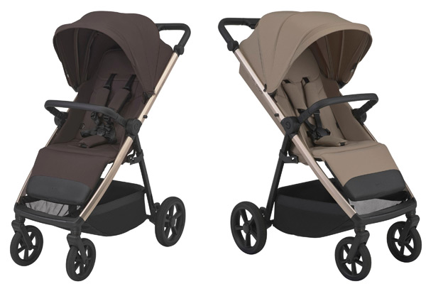 Espiro Pearl elegancki wózek spacerowy, komfortowe siedzisko w dwóch kolorach