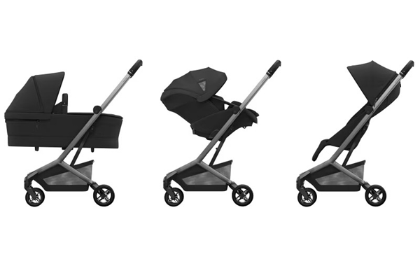 Maxi-Cosi Fame Cabin – funkcjonalny wózek modułowy z gondolą, fotelikiem i siedziskiem spacerowym