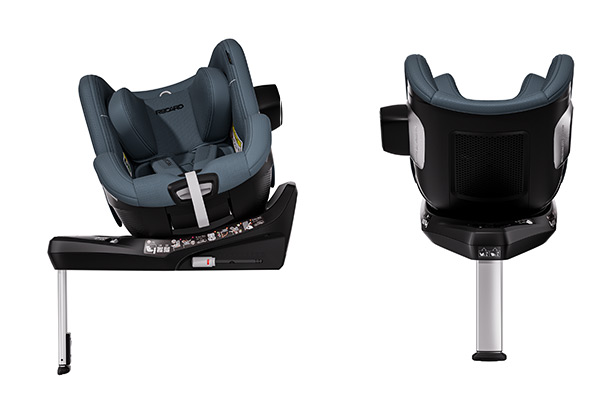 Elegancki fotelik Recaro Toron 1 Kid widok bok i tył