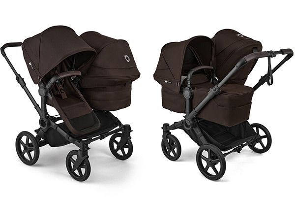Praktyczny wózek rodzeństwa Bugaboo Donkey 6 Duo z gondolą i siedziskiem