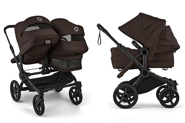 Modułowy wózek rodzeństwa Bugaboo Donkey 6 Duo z dwiema konfiguracjami