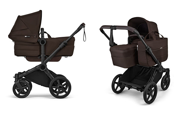 Przestronny wózek 2w1 Bugaboo Donkey 6 Mono z gondolą na stelażu