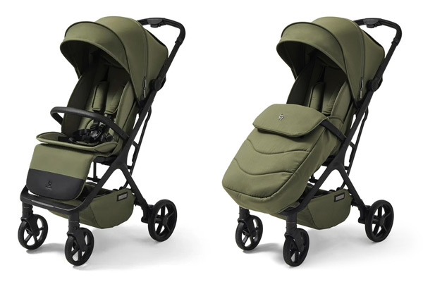 Zwrotny wózek spacerowy Future Design X-Ray SE z okrywą na nóżki