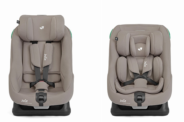 Joie Steadi R129, miękki zagłówek i wygodne pasy bezpieczeństwa