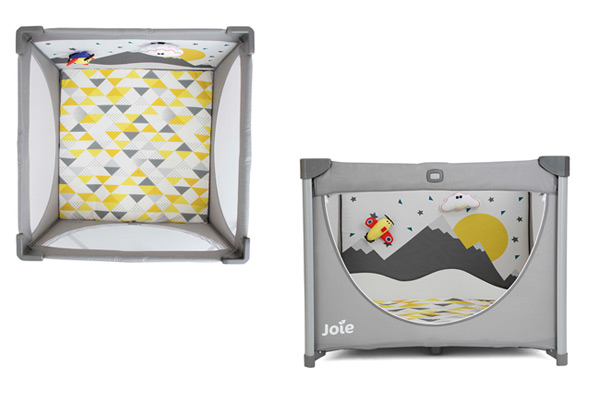 Przewiewny kojec Joie Cheer widok z góry