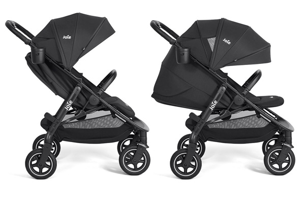 Komfortowy Joie Mydrift z pozycją leżącą i budką UPF50+