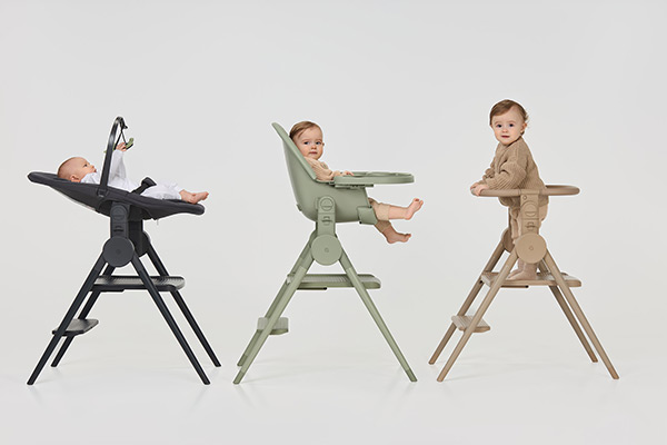 Anex Ozy wielofunkcyjne krzesełko do karmienia 3w1 – konfiguracje od leżaczka dla niemowlęcia po krzesełko dla starszego dziecka, stabilna konstrukcja i ergonomiczne siedzisko.