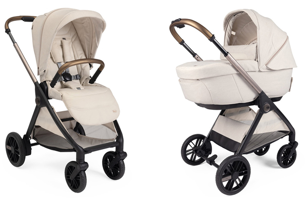 Wózek dziecięcy Chicco Bellagio 2w1 w kolorze Amber Glow – gondola i siedzisko spacerowe