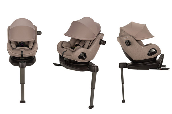 Nuna Pruu Aire przewiewny fotelik samochodowy, beżowy z budką