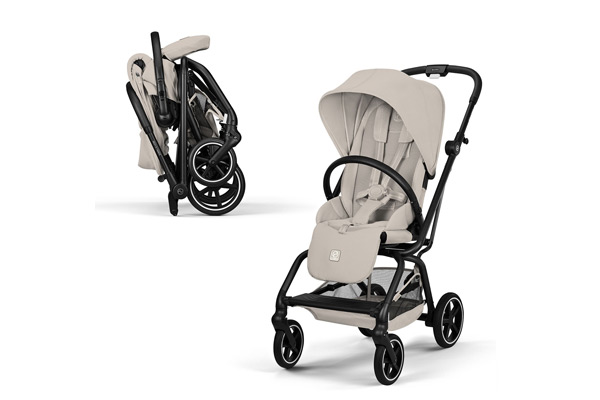 zwrotny wózek Cybex Eezy S Twist+2 w jasnej tapicerce