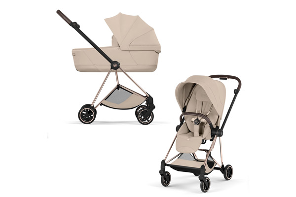 stylowy wózek Cybex Mios 4.0 2w1 w beżu