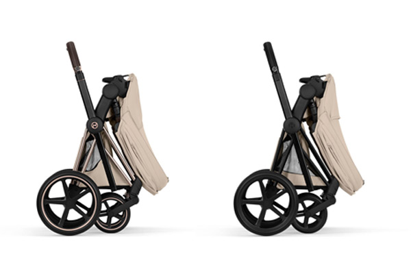Kompaktowo złożony Cybex Priam 5.0 Style i Comfort