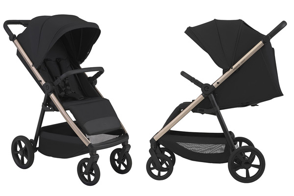 Espiro Pearl – solidna spacerówka z dużą budką i amortyzacją, widok przód i bok w rankingu 2026