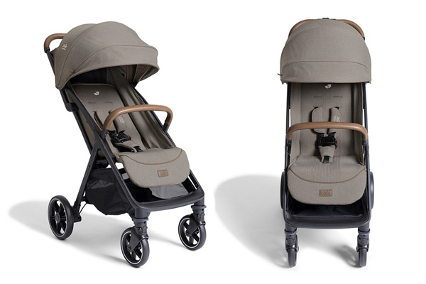 Joie Parcel – lekka spacerówka w kolorze taupe z dużą budką i pałąkiem, ranking spacerówek 2026