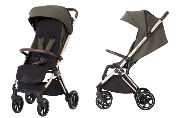 Elegancka spacerówka Espiro Flame – duża budka i wygodne siedzisko.