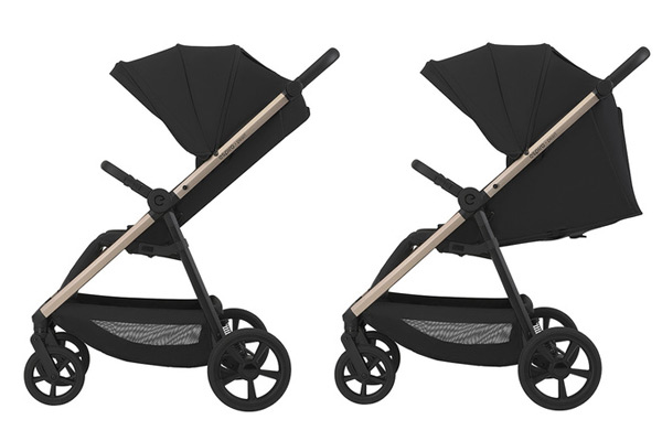 Komfortowa Espiro Pearl – duża budka i pozycja leżąca, bok.