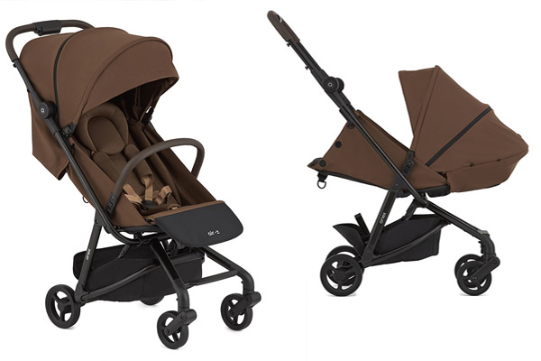 Nowoczesny Anex Air-Z Plus w brązowej tapicerce z funkcją Switch Mode