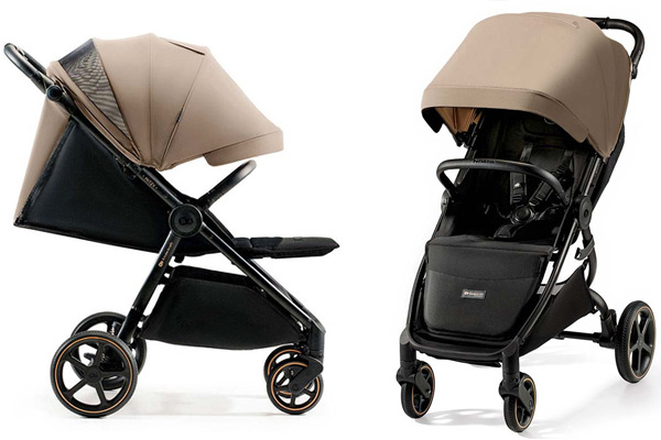 Lekki Kinderkraft Mitzy z dużą budką i regulowanym podnóżkiem