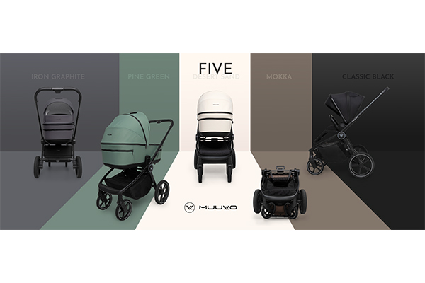 NOWOŚĆ wózek 2w1 od marki Muuvo model FIVE - już teraz w saturbaby.pl