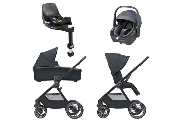 Maxi-Cosi Oxford z fotelikiem Pebble 360 i bazą FamilyFix 360