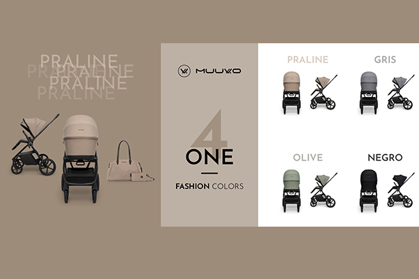 Wózek 2w1 Muuvo ONE - eleganckie kolory