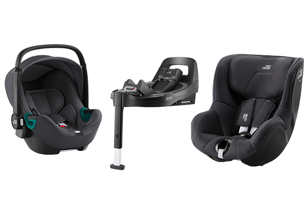 Zestaw modułowy fotelików dziecięcych - Britax Romer BabySafe 3, baza Britax Romer Flex 5Z, Britax Romer Dualfix 3 i-Size