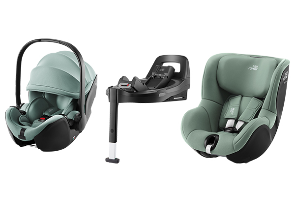 Zestaw modułowy fotelików dziecięcych - Brtax Romer Baby-Safe 5Z, baza Britax Romer Flex 5Z, Britax romer Dualfix 3 i-Size