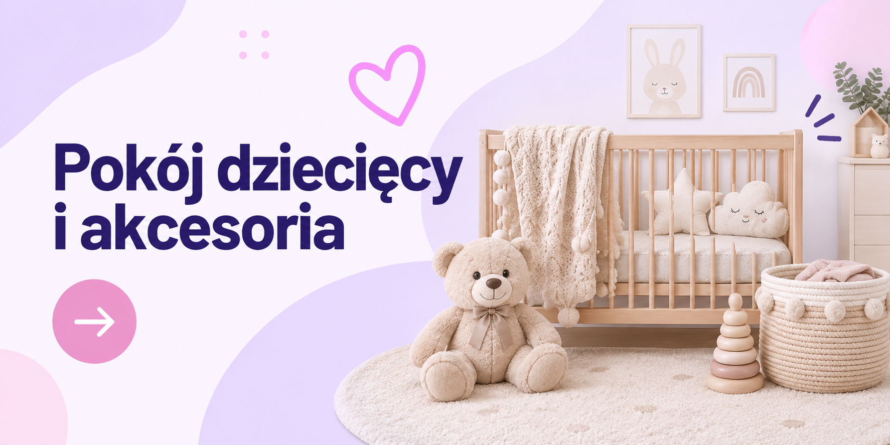 Pokój dziecięcy Warszawa – meble i akcesoria SaturBaby