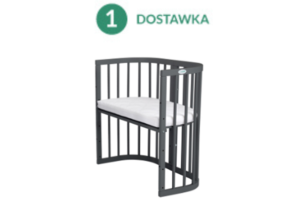 łóżeczko dziecięce drewniane - rozszerzane - 7w1 Waldin