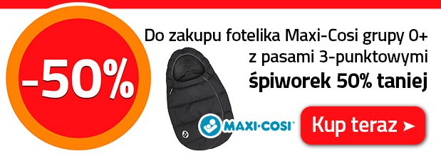 Śpiworek do fotelika Maxi Cosi 50% taniej