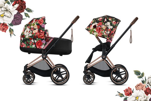 Cybex Priam Spring Blossom Dark 2019