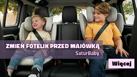 Zmień fotelik przed majówką