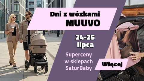 Dni z wózkami Muuvo 24-25 lipca w SaturBaby w Warszawie
