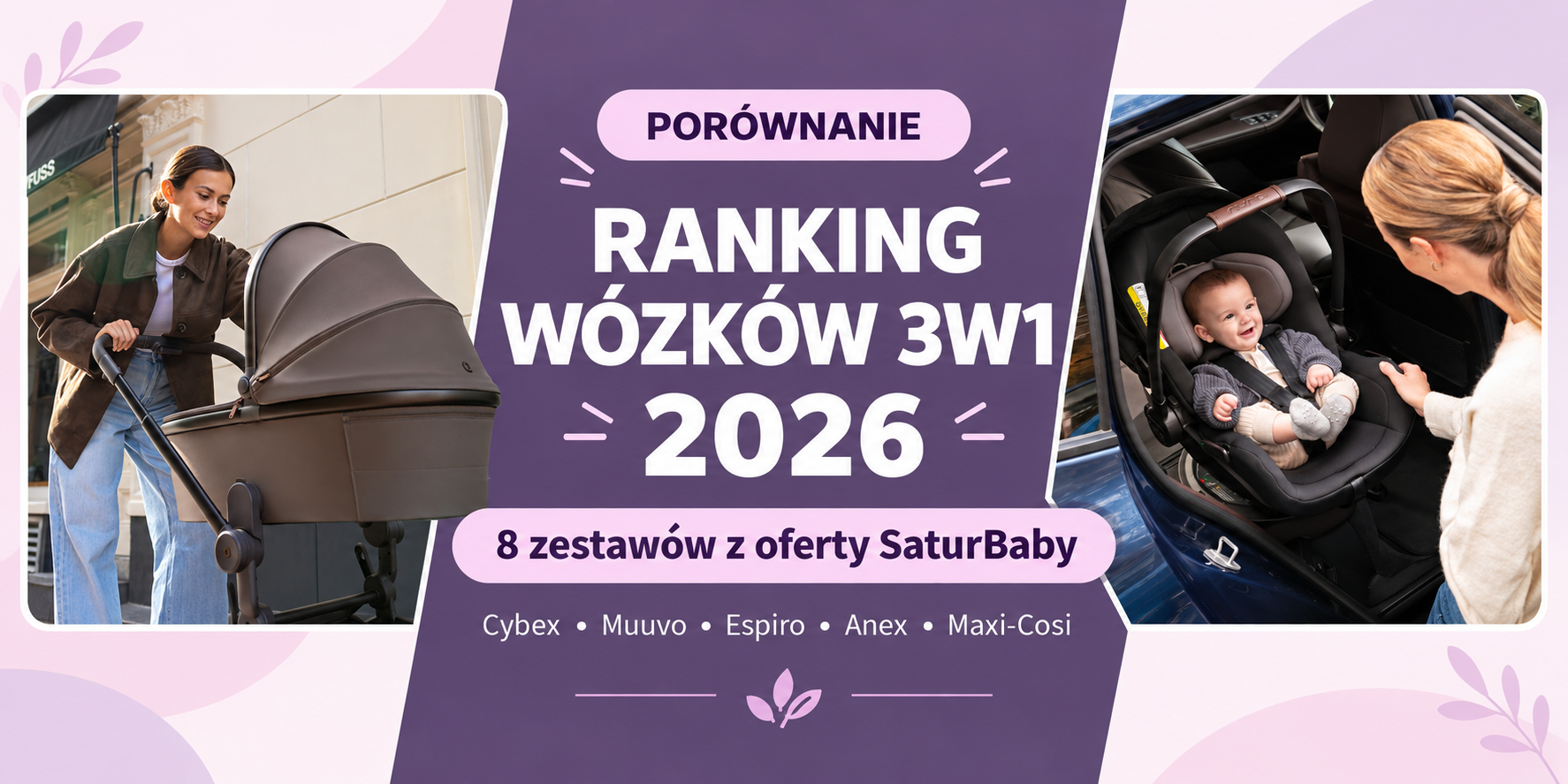Ranking wózków 3w1 2026 — 8 polecanych zestawów z fotelikiem