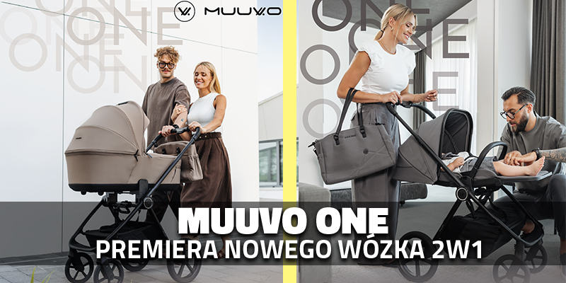 Muuvo ONE - PREMIERA NOWEGO FLAGOWEGO WÓZKA MUUVO 2w1