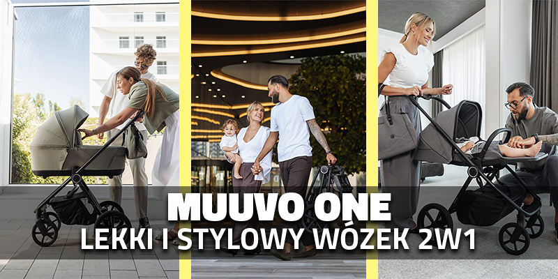 Muuvo ONE – lekki i stylowy wózek 2w1 [NOWOŚĆ]