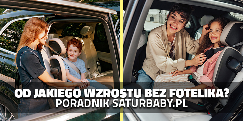 Od jakiego wzrostu bez fotelika?