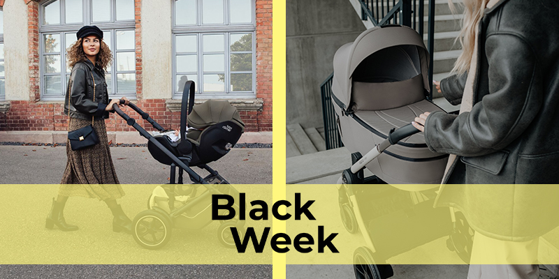 Black Week 2025 w SaturBaby – największe okazje na wózki i foteliki