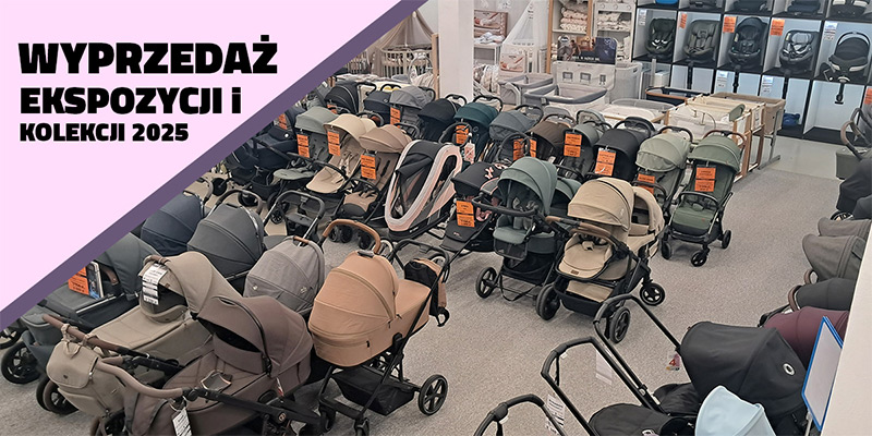 Wyprzedaż ekspozycji i kolekcji 2025 w SaturBaby Warszawa