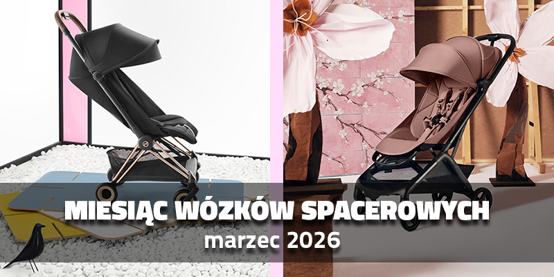 Miesiąc Wózków Spacerowych – nowości, bestsellery i superceny