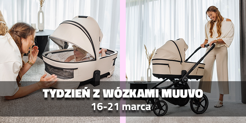 Polski design, codzienna funkcjonalność – tydzień z wózkami Muuvo w SaturBaby
