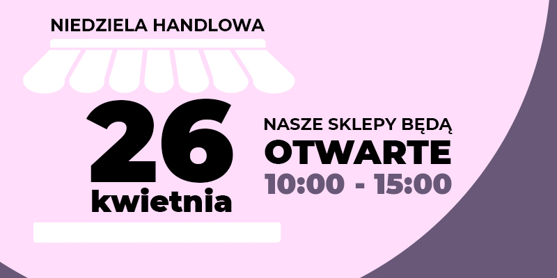 Niedziela handlowa 26 kwietnia w SaturBaby