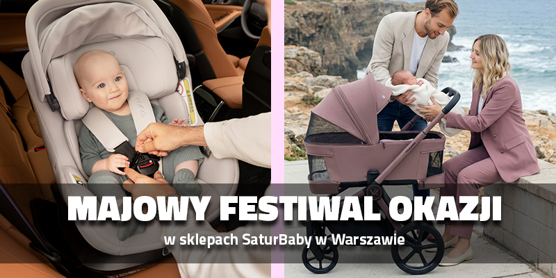 Majowy Festiwal Okazji w sklepach SaturBaby w Warszawie
