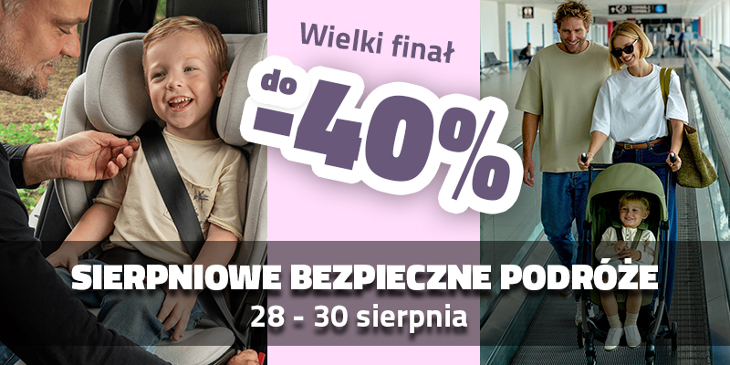 Wielki finał Sierpniowych Bezpiecznych Podróży – jeszcze więcej produktów w promocji!